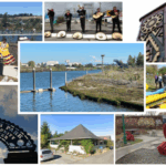 A photo collage of different areas in the South Park neighborhood.